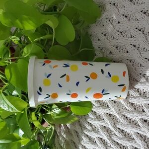 KATE SPADE Citrus Twist 20oz. Insulated Tumbler Lemons Oranges